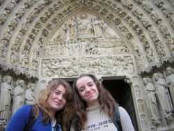 Terka s Bárou před Notre Damem