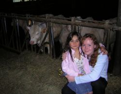 S Lolou v  kravíně :o)